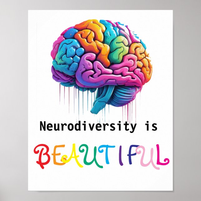 Neurodiversity is Beautiful,  Poster (Front)