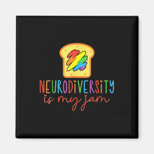 Neurodiversity Is My-jam Autism Awareness Special Magnet
