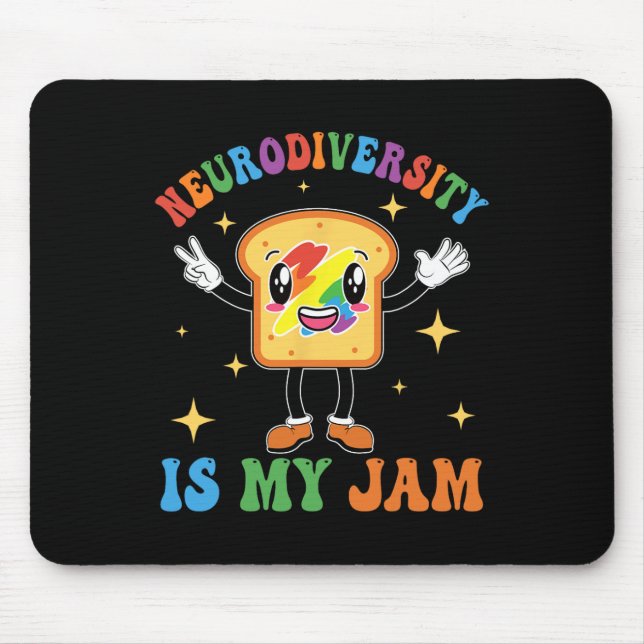 Neurodiversity Is My-jam Autism Awareness Special  Mouse Pad (Front)