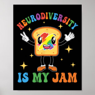 Neurodiversity Is My-jam Autism Awareness Special Poster