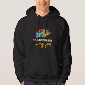 Neurodiversity Is My Jam Cool Autistic Awareness Hoodie