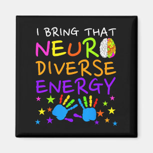 Neurodiversity Kids Boys Autism Awareness Girls Ad Magnet