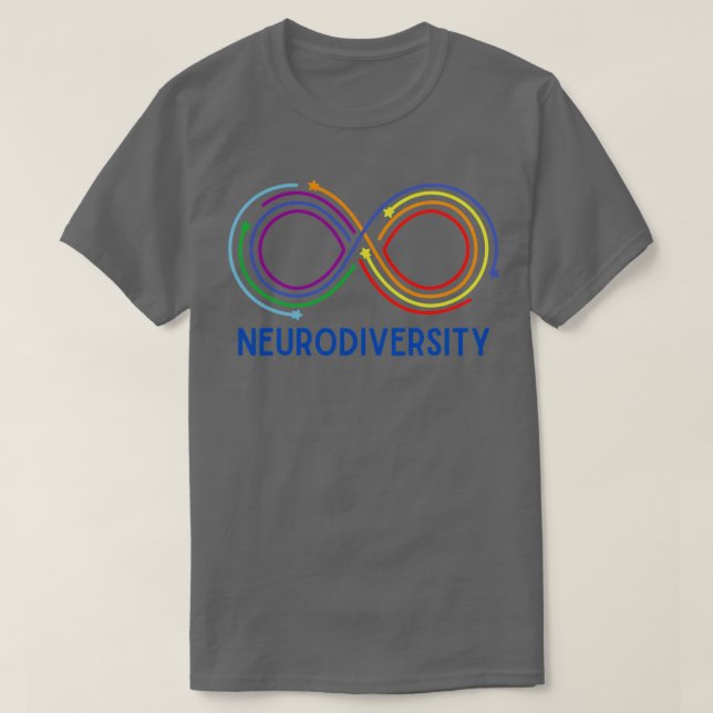 Neurodiversity Mikado Yellow 1 T-Shirt (Design Front)