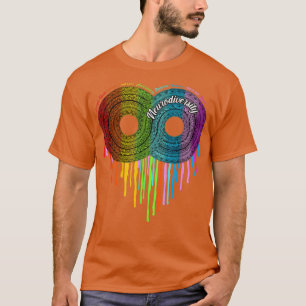 Neurodiversity Rainbow Infinity ADHD ASD Neurodive T-Shirt