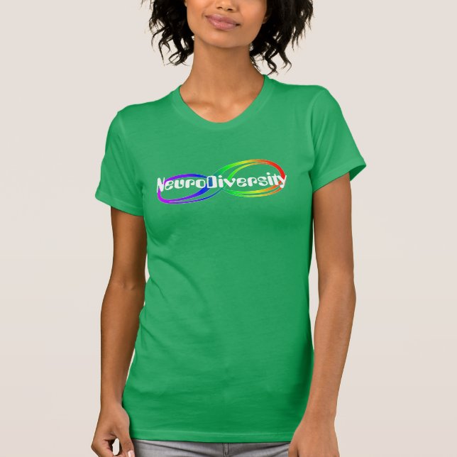 NeuroDiversity Rainbow Infinity Shirt (Front)