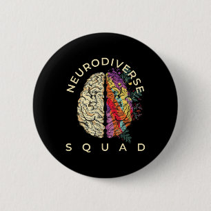 Neurodiversity Shirt Autism Spectrum Asd Adhd 6 Cm Round Badge