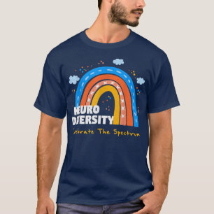 Neurodiversity Spectrum Support Autism ASD ADHD Bo T-Shirt