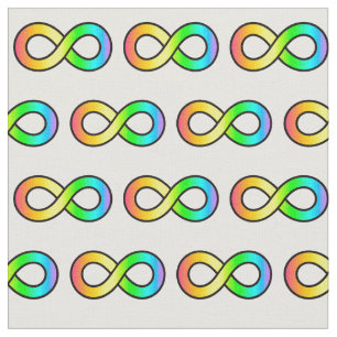 Neurodiversity symbol fabric