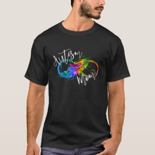 Neurodiversity Symbol Rainbow Infinity Autism Mom T-Shirt