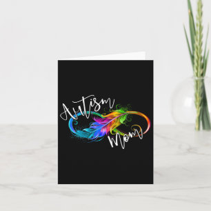 Neurodiversity Symbol Rainbow Infinity Autism Mum  Card