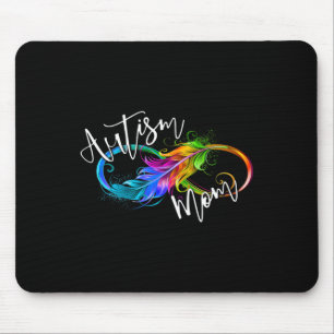 Neurodiversity Symbol Rainbow Infinity Autism Mum Mouse Pad