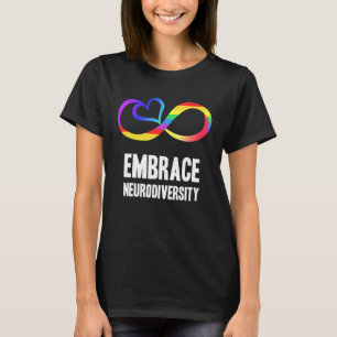 Neurodiversity Symbol Rainbow Infinity Autism Mum  T-Shirt