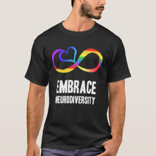 Neurodiversity Symbol Rainbow Infinity Autism Mum  T-Shirt