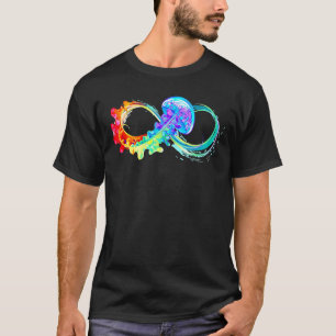 Neurodiversity Symbol Rainbow Infinity Autism Mum  T-Shirt