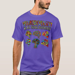Neurodiversity Think Differently ADHD Awareness Gr T-Shirt