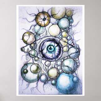 Neurographic Eye Perception Abstract Poster
