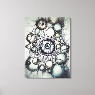 Neurographic Eye Perception Abstract T-Shirt Canvas Print