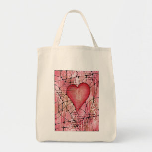 Neurographic Graffiti Heart Tote Bag