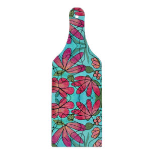 NEUROGRAPHIC SPRING FLOWERS WATERCOLORS CUTTING BOARD