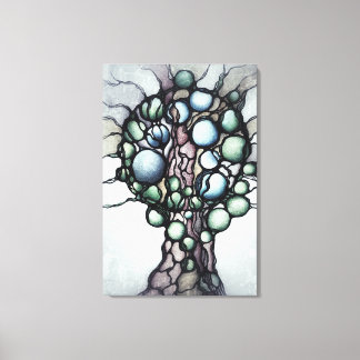 Neurographic Tree of Life Hoodie - Abstract Sphere Canvas Print