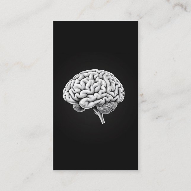 Neurologist Brain Doctor Modern Bold Business Card (Front)