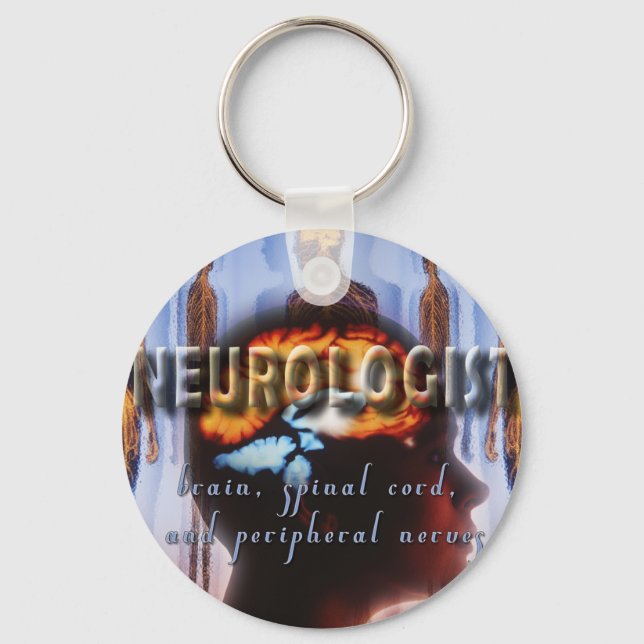NEUROLOGIST NEUROLOGY KEY RING (Front)