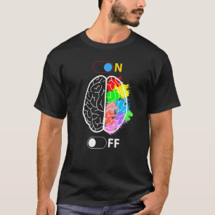 Neurologist Neuroscience Colourful Brain T-Shirt