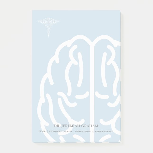 Neurologist | Psychiatrist Personalised Name Post-it Notes (Front)