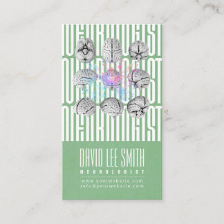 Neurologist Tipographyc business card