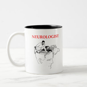 neurologist Two-Tone coffee mug