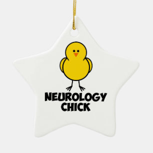 Neurology Chick Ceramic Tree Decoration
