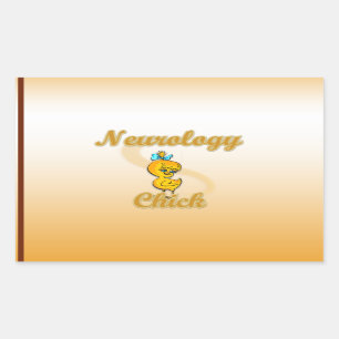 Neurology Chick Rectangular Sticker
