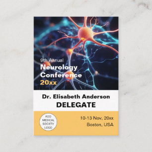 Neurology Neurosurgery Medical Conference Place Card