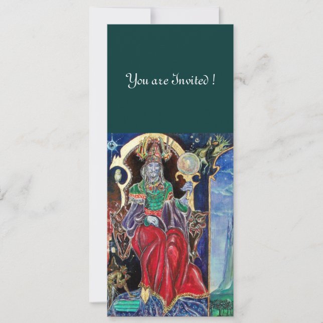 NEUROMANCER , red blue,white green Invitation (Front)