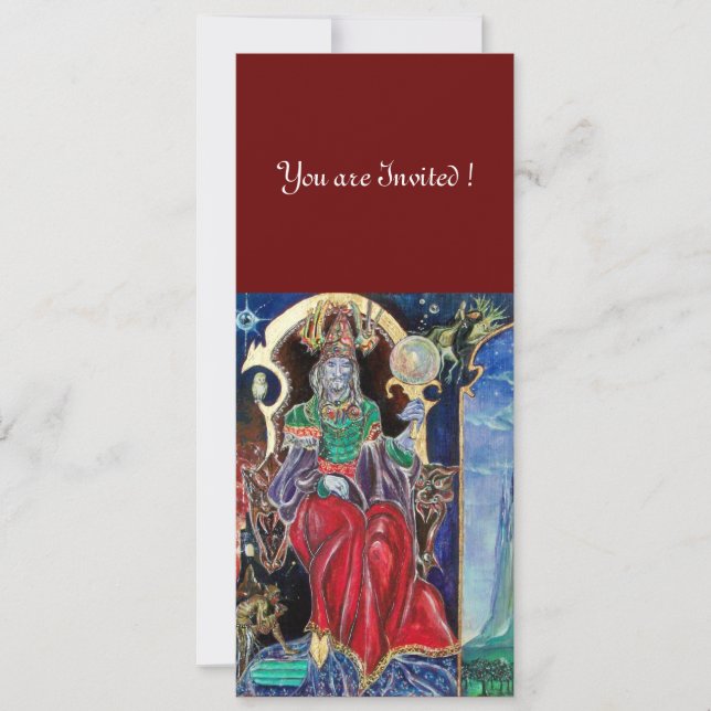 NEUROMANCER , red blue,white Invitation (Front)