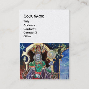 NEUROMANCER white pearl paper Business Card
