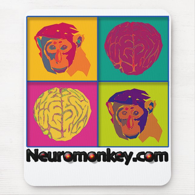 Neuromonkey Mouse Pad (Front)