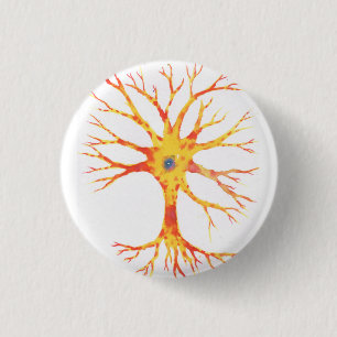 Neuron 3 Cm Round Badge