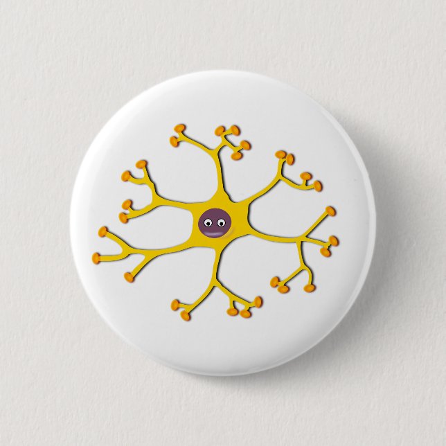 neuron 6 cm round badge (Front)