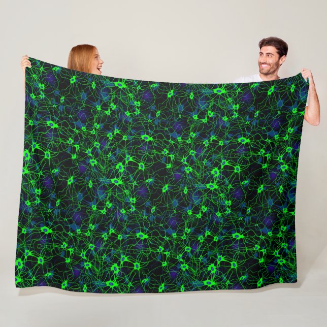 Neuron City Fleece Blanket (In Situ)