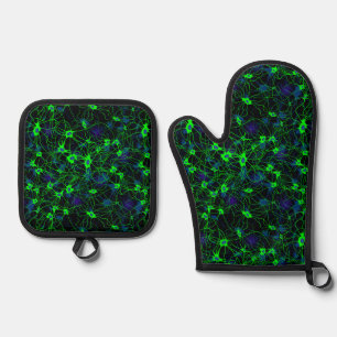 Neuron City Oven Mitt Set