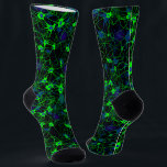 Neuron City Socks #2<br><div class="desc">This neuron pattern is a real eye-catcher! It's a fun and funky way to dress up decor,  gifts,  apparel,  and household items for the science lover! Check out my store for more pattern items and gift ideas,  or combine items to create an interesting gift package!</div>