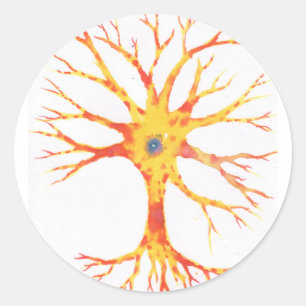 Neuron Classic Round Sticker