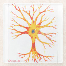 Neuron Glass Coaster