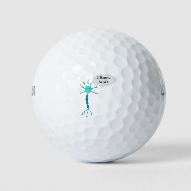 Neuron I Know Stuff Golf Balls (Front)