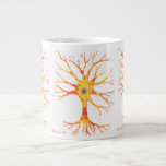 Neuron    large coffee mug<br><div class="desc">My watercolor painting of a neuron</div>