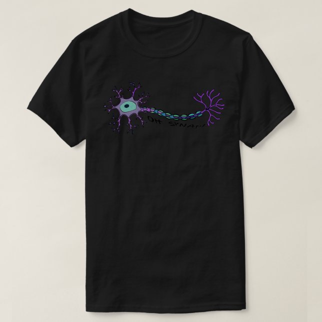 Neuron Oh SYNAP Oh snap T-Shirt (Design Front)