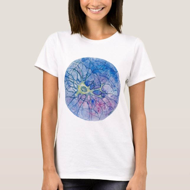Neuron Watercolour T-Shirt (Front)