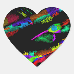 Neuronal cell heart sticker
