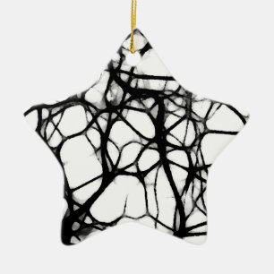 Neuronal Web 1 Ceramic Tree Decoration